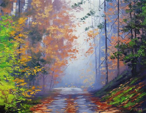 Autumn Woods Painting by Graham Gercken - Fine Art America