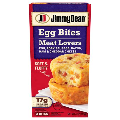 Save on Jimmy Dean Egg Bites Meat Lovers - 2 ct Order Online Delivery | Food Lion