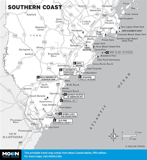 Map Of Southern Maine – Map Of The Usa With State Names