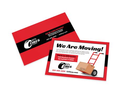 We Are Moving Card Template | MyCreativeShop