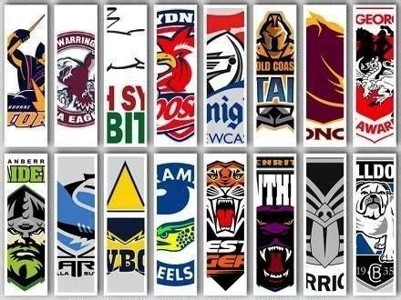 NRL Club Logos | Nrl, National rugby league, Rugby league