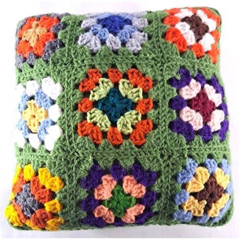 Granny Square Pillow - Etsy