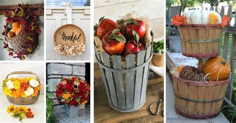 15 Fun And Creative Ways To Decorate With Baskets This Thanksgiving