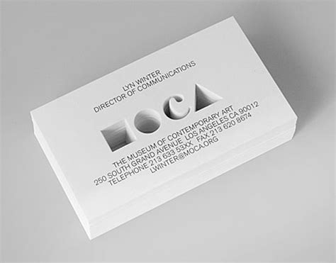 Minimalist Laser Cut Business Cards - The Design Inspiration | Business Cards | The Design ...