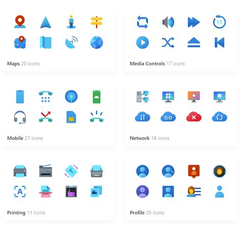 Icons8 Released About 1000 Icons in New Style Inspired by Fluent Design