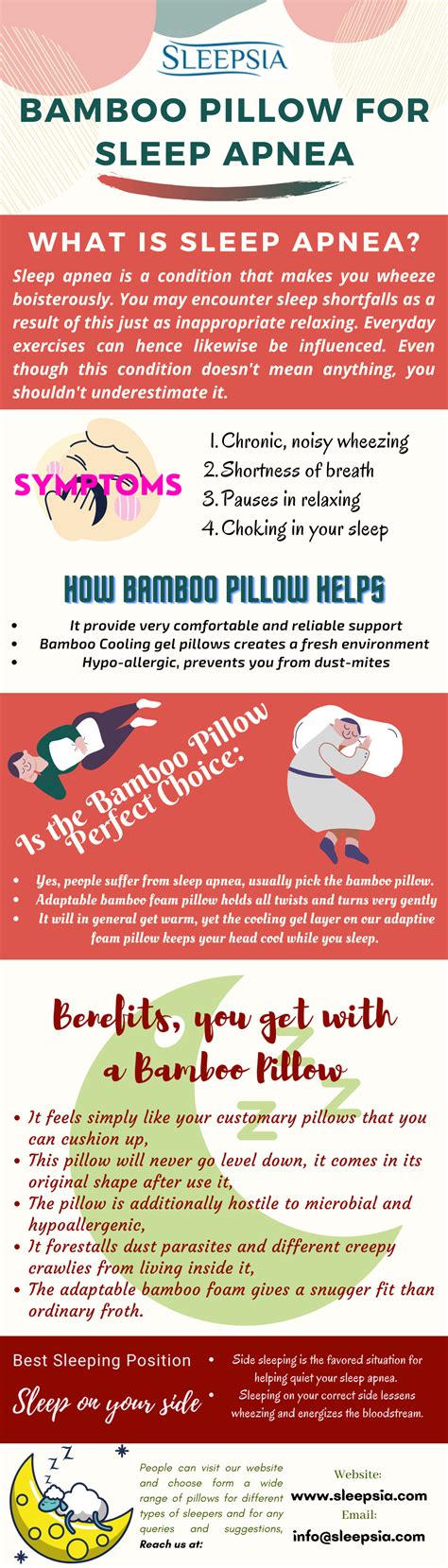 Benefits of Bamboo Pillow for Sleep Apnea