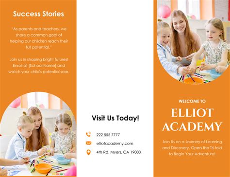 FREE School Brochure Templates & Examples - Edit Online & Download ...