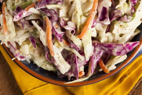 Homemade Coleslaw with Shredded Cabbage and Lettuce Stock Photo - Image of colorful, salad: 32192834