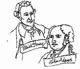 Second Continental Congress sketch template