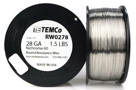 28 AWG 1.5 lb Nichrome 60 resistance wire. - TEMCo Industrial