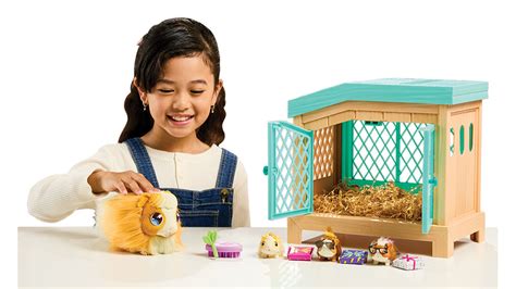 little live pets mama surprise, interactive mama Guinea pig and her hutch - dec.neu.edu.vn