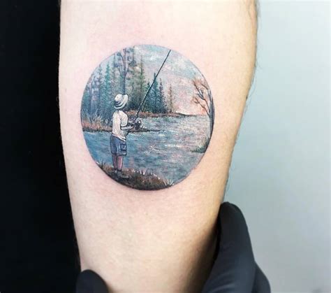 Fishing Boy tattoo by Eva Krbdk | Photo 17364