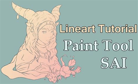 Paint Tool SAI | Lineart Tutorial for Beginners | Painting tools, Paint tool sai, Drawing for ...