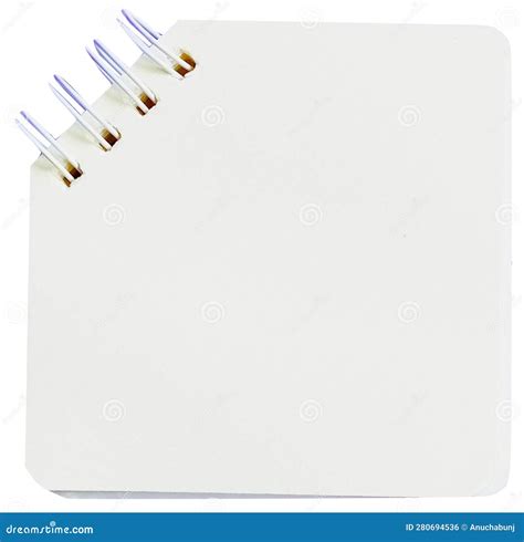 Notepad on a White Background Stock Photo - Image of notepad, lighting: 280694536