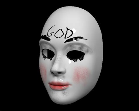 STL file the purge god mask ・Template to download and 3D print・Cults