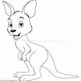 Cute Baby Kangaroo Coloring Pages Coloring sketch template
