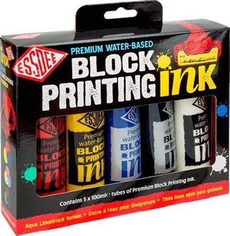 Block Printing Ink Set of 5 - Primary Colours – ArtSmart Art Store & Picture Framing