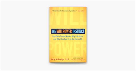 ‎The Willpower Instinct by Kelly McGonigal on Apple Books