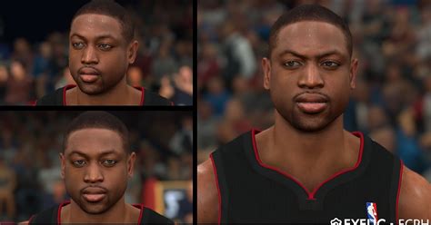 Dwyane Wade Cyberface and Body Model By ECPH [FOR 2K20]