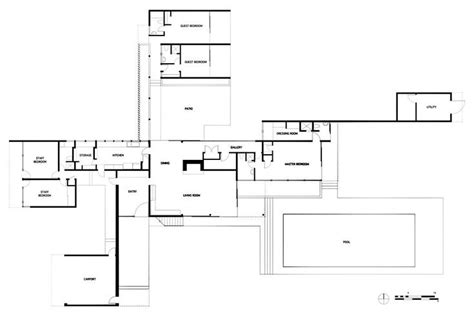 floor plan richard neutra kaufmann desert house palm springs | House ...