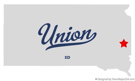 Map of Union, Moody County, SD, South Dakota