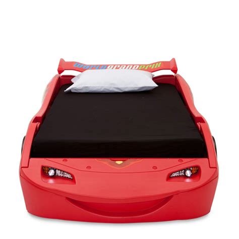 Disney / Pixar Lightning McQueen Twin Bed with Lights by Delta Children ...