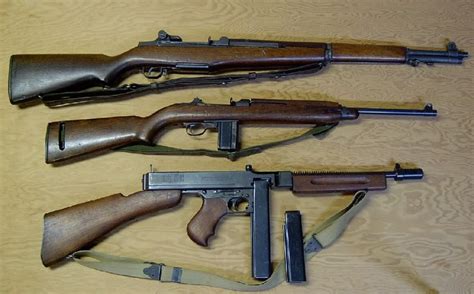 M1 Garand | M1A1 Carbine | M1928 A1 Thompson | Guns and ammo, Weapons