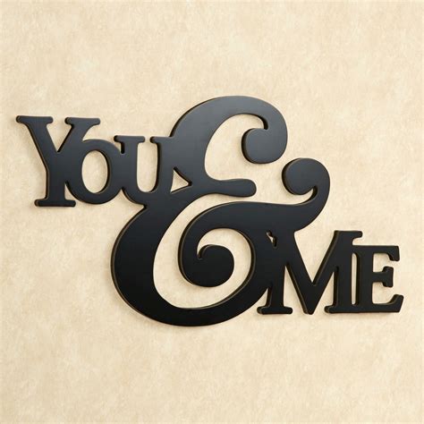 You and Me Word Wall Art | Word wall art, Metal working projects, Word wall