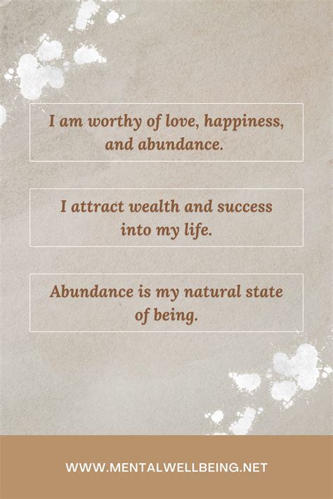 Abundance Mindset Affirmations: How to Change Your Thoughts for a ...