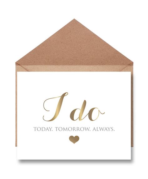 I Do Wedding Day Card – Hypolita Co.