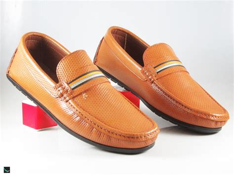 Mens Stylish Tan Leather Loafers - 4715 - Leather Collections On ...