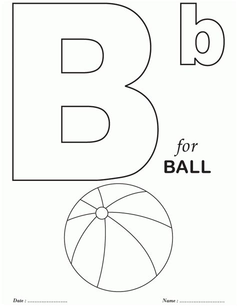 Abc Coloring Pages Free Printable - Coloring Home