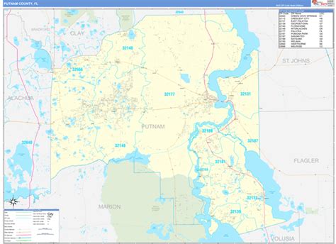 Map Books of Putnam County Florida - marketmaps.com