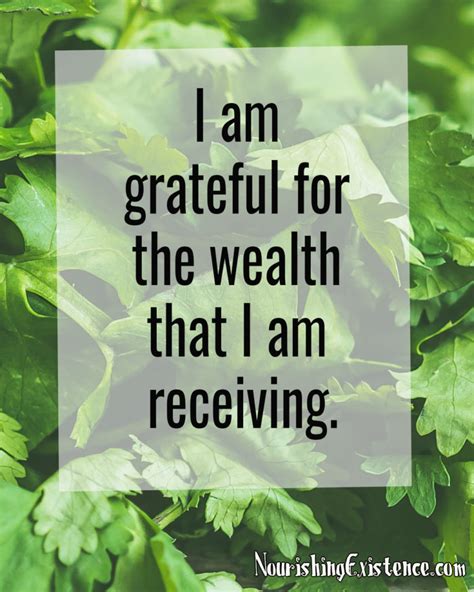 21 Affirmations For Wealth - Nourishing Existence