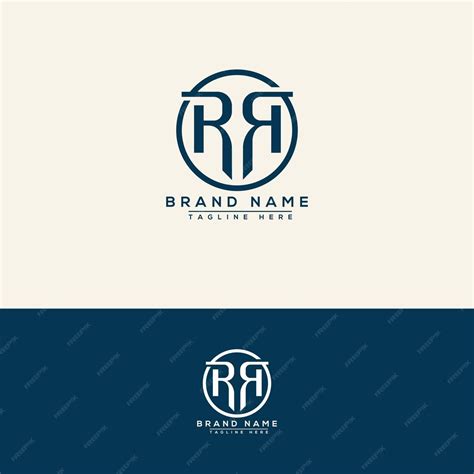 Premium Vector | Rr logo design template vector graphic branding element.