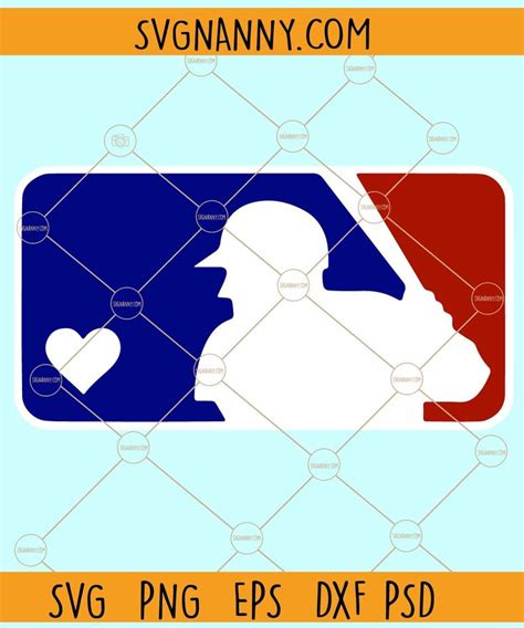 MLB inspired logo svg, Baseball logo svg, Baseball Mom svg, MLB Logo ...