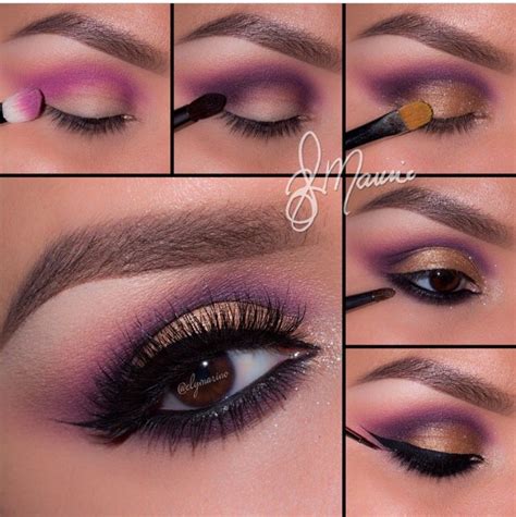 Baltimore Ravens inspired eye shadow | Eye makeup steps, Gorgeous ...