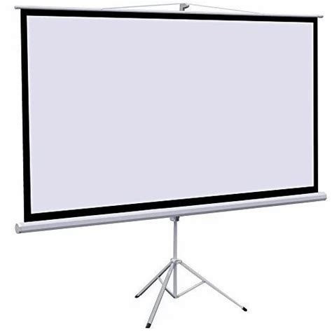 White LCD Projector Screen with Stand, Screen Size: 50"x70", 4:3 at Rs ...