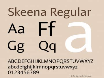 Skeena Font|Skeena Version 0.90;O365 Font-TTF Font/Uncategorized Font-Fontke.com