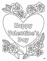 Happy Valentines Day Coloring Pages  15 Printabulls sketch template