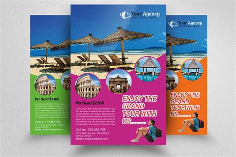 Tour & Travel Flyer Psd