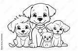 Kids Coloring Book Pages Dog Character Page With  sketch template