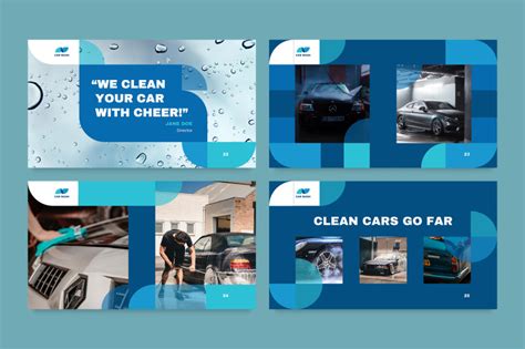 Car Wash PowerPoint Presentation Template By Amber Graphics | TheHungryJPEG