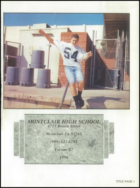 Explore 1996 Montclair High School Yearbook, Montclair CA - Classmates