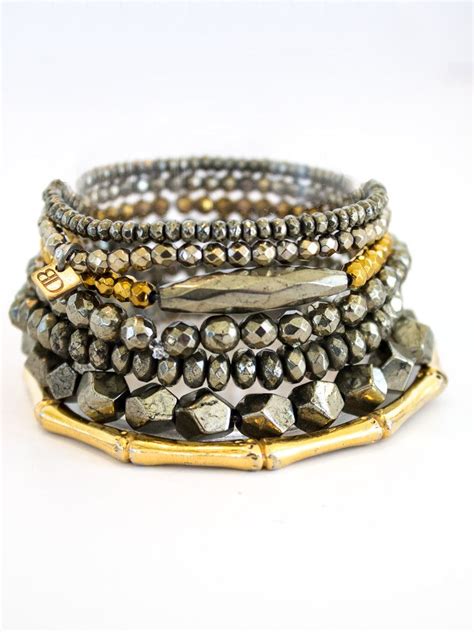 "Silver & Gold" Stack | Womens bracelets, Womens jewelry bracelets ...