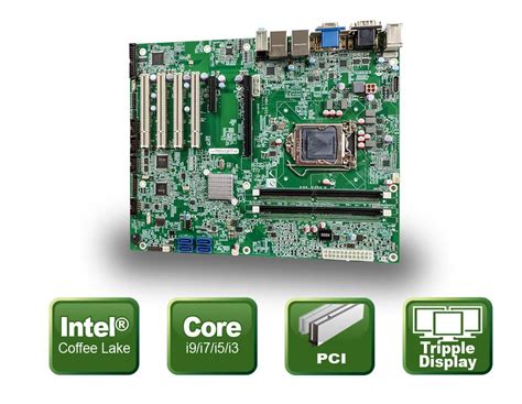 ATX motherboard with PCI slots for 9th generation | Industrial Computer ...