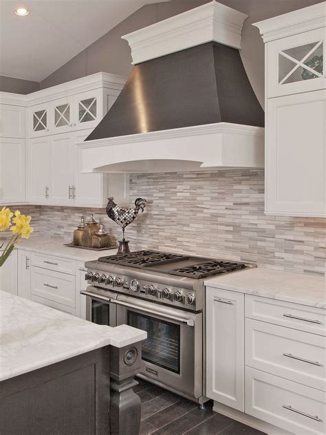 Calacatta gold countertop nordic white marble modern subway backsplash ...