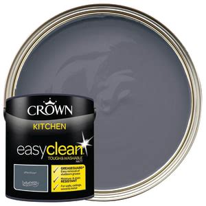 Crown Easyclean Matt Emulsion Kitchen Paint - Aftershow - 2.5L | Wickes ...