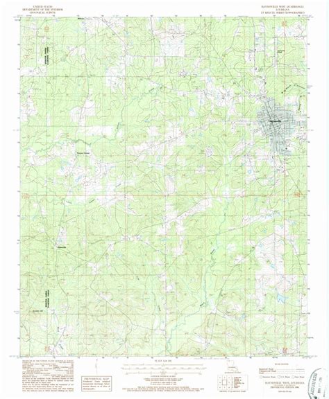 1986 Haynesville West, LA - Louisiana - USGS Topographic Map ...