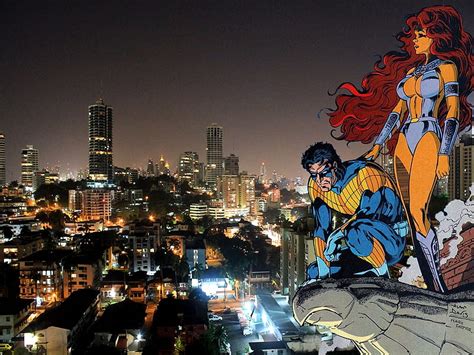 Nightwing and Strafire, DC Comics, Comics, Superheroes, Starfire, Nightwing, HD wallpaper | Peakpx